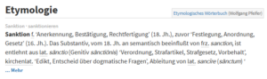Sanktionen